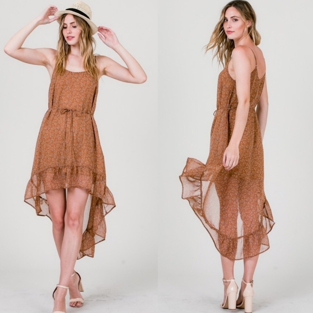 Chiffon High-low Dress
